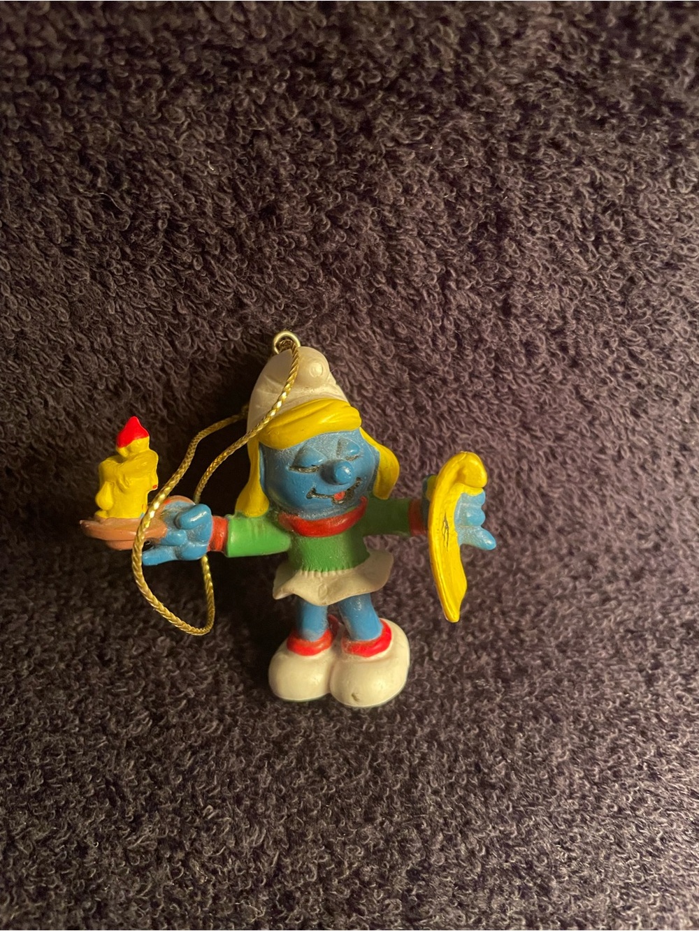Vintage 1980’s Smurfette & Smurf Figure
Set Christmas Theme / Ornament - Picture 4 of 7
